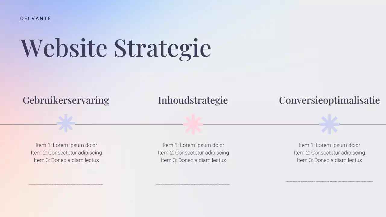 blauwe moderne marketingpresentatie