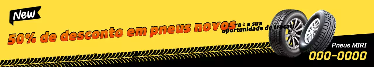 Anúncio de carro com contraste amarelo