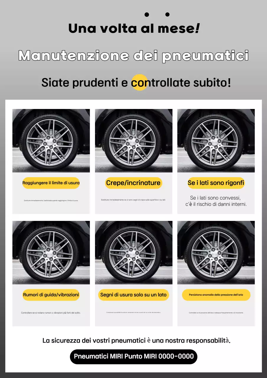 Campagna per la sicurezza delle auto pulite in grigio