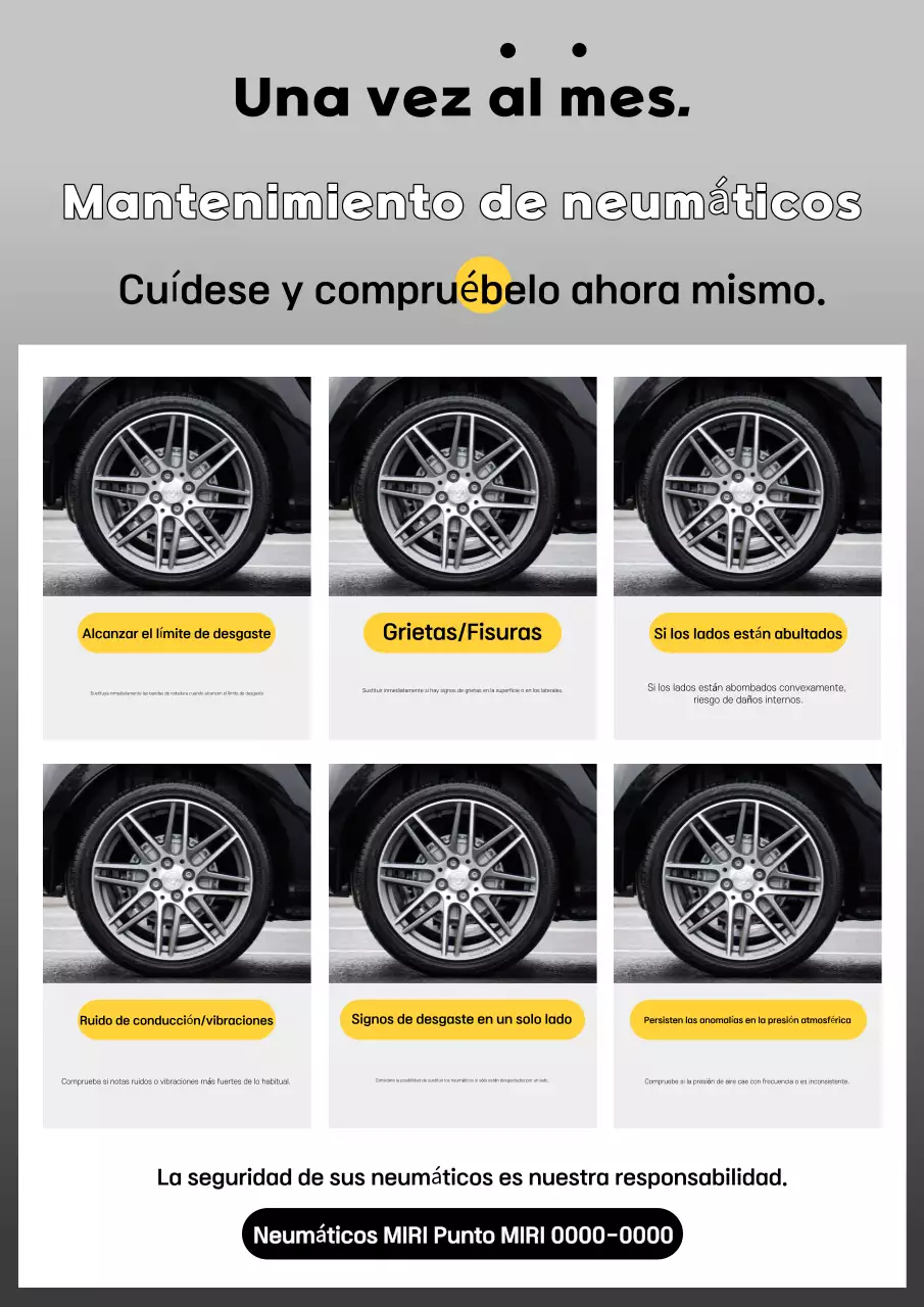 Campaña de seguridad para vehículos limpios y grises