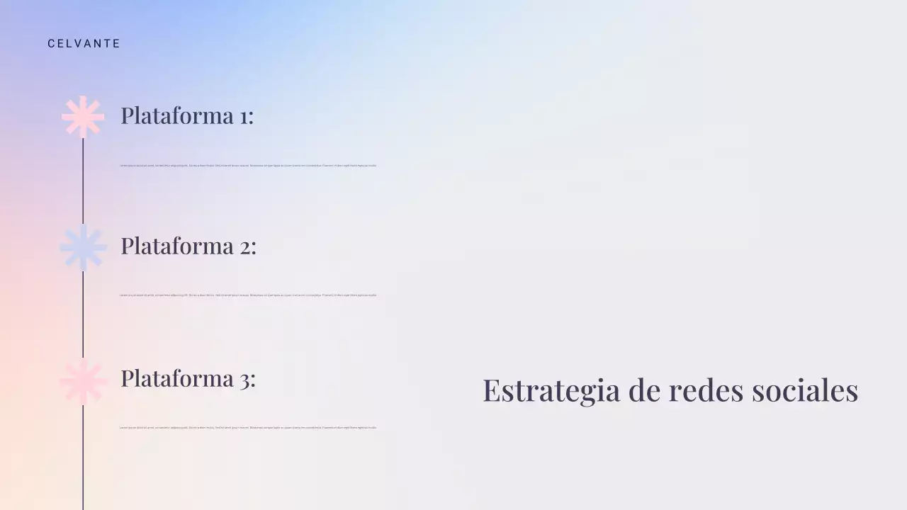 Presentación de marketing moderna azul