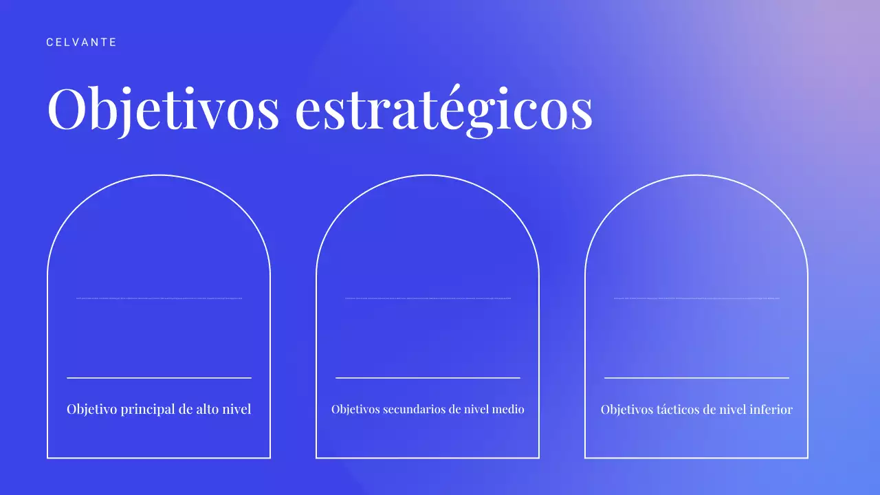 Presentación de marketing moderna azul