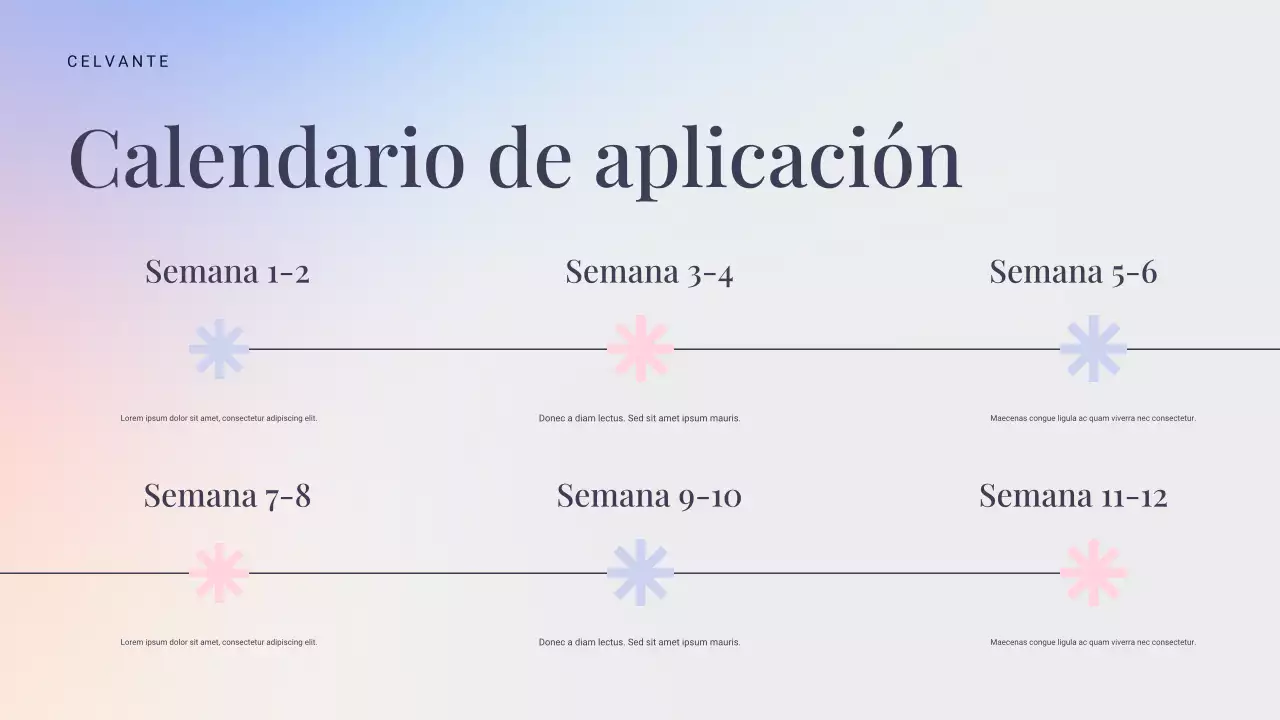 Presentación de marketing moderna azul