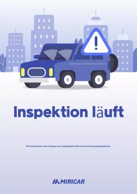 Blue Simple Leitfaden zur Fahrzeuginspektion