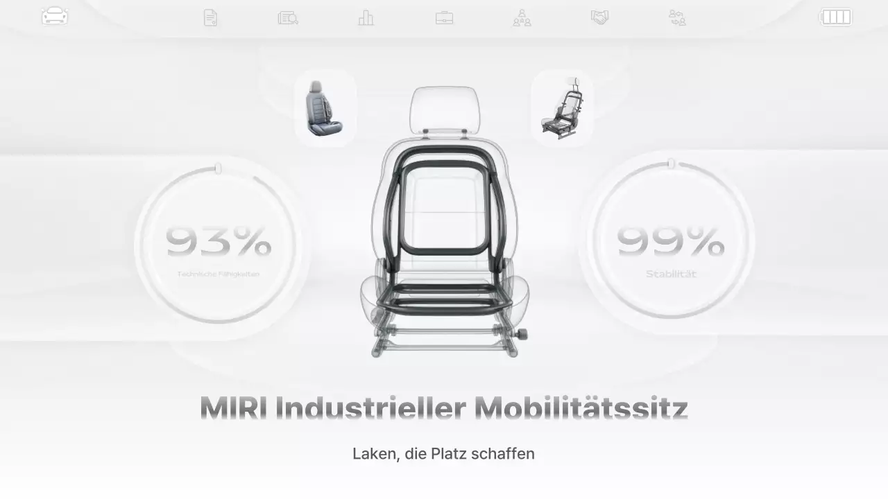 Graue moderne Tech-Produktwerbung