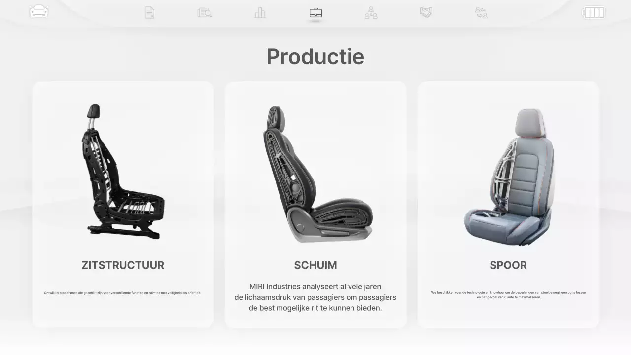 Promotie van grijs modern technisch product