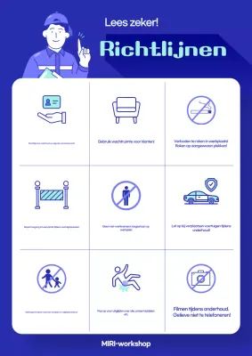 Blue Clean Veiligheidsrichtlijnen