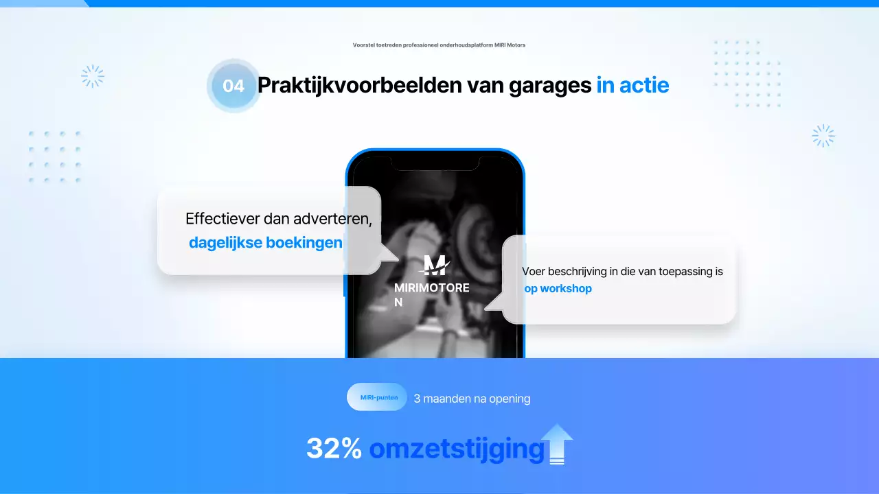 Hemelsblauwe moderne autovoorstel