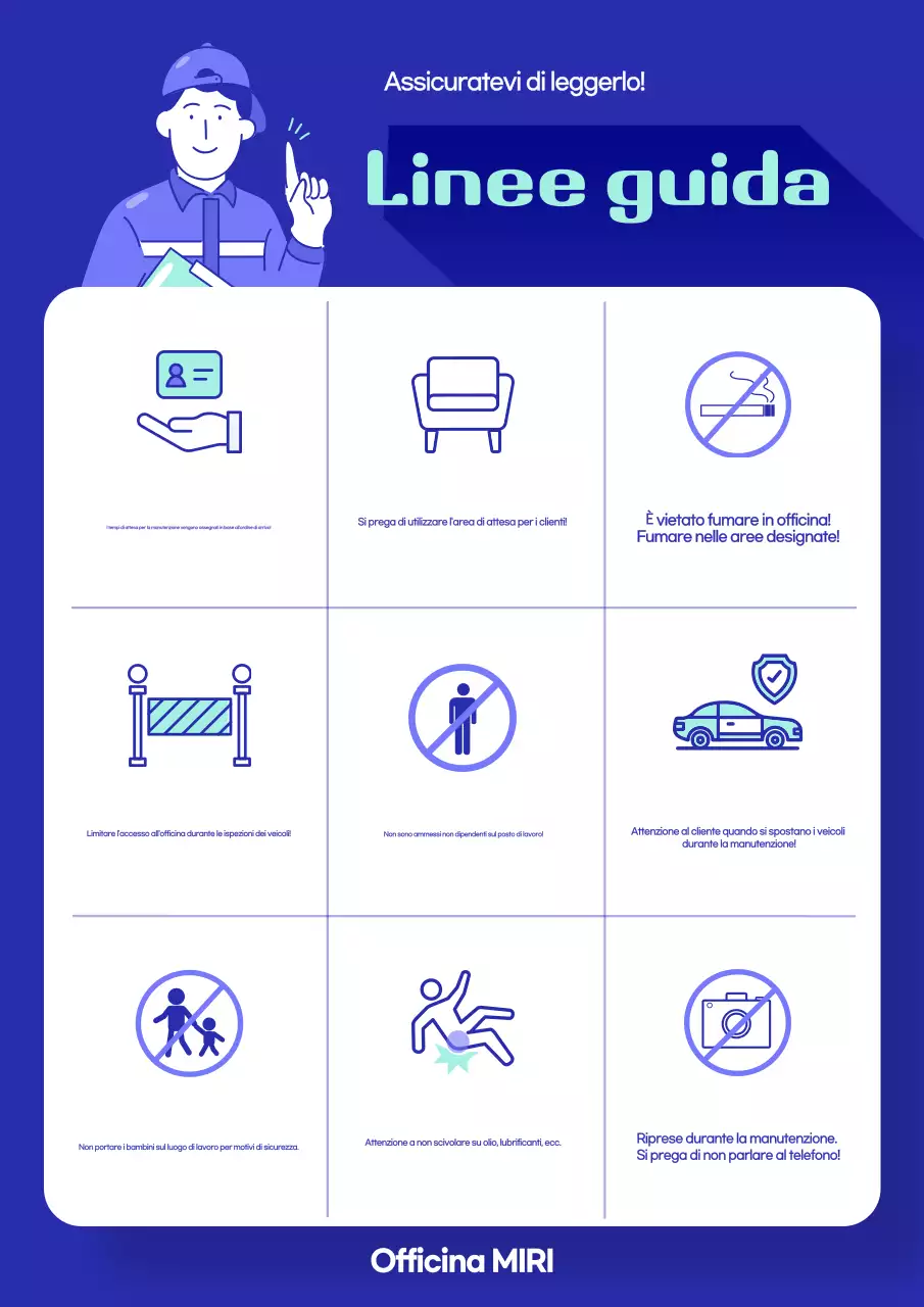 Linee guida sulla sicurezza Blue Clean