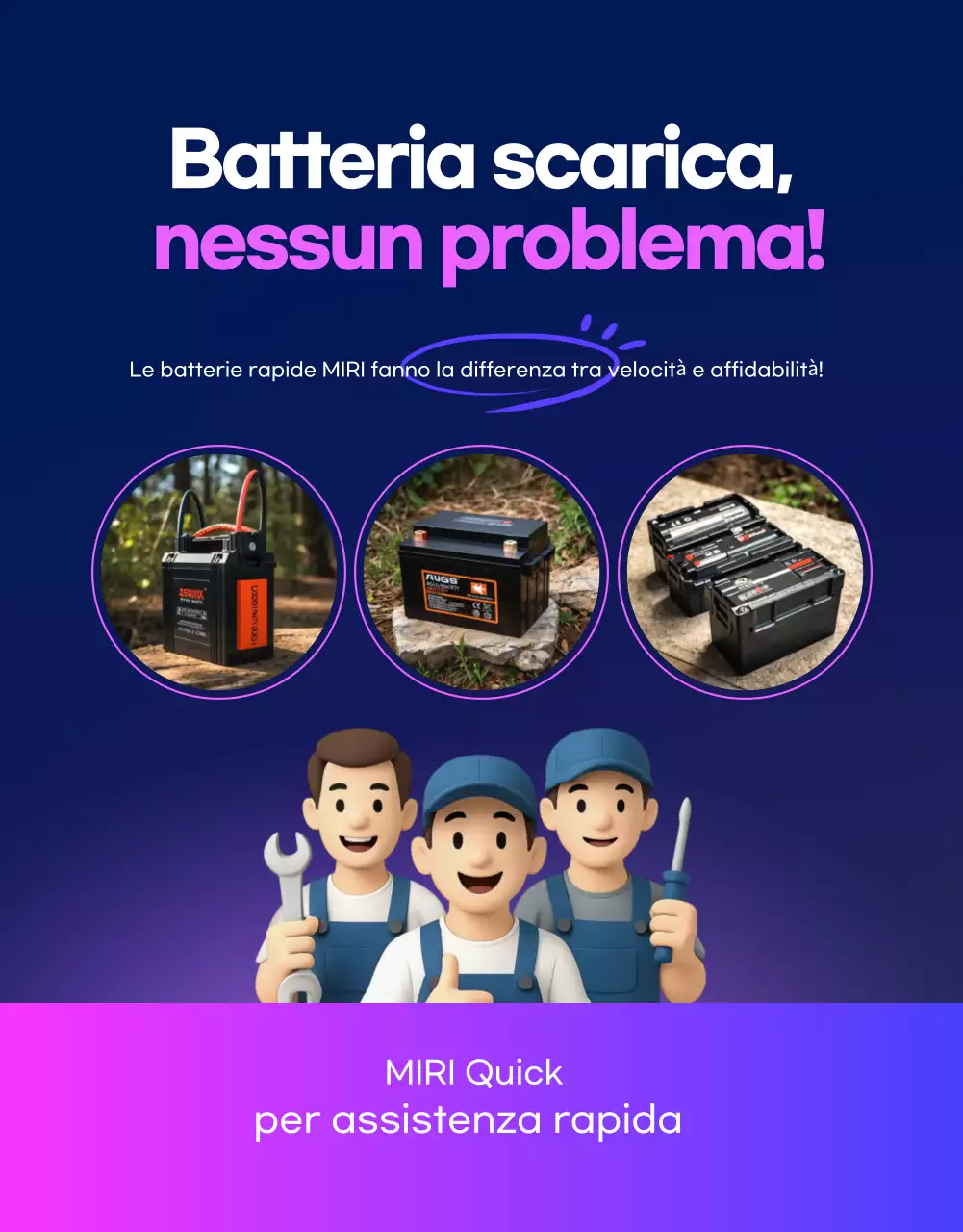 Pubblicità di auto moderna blu