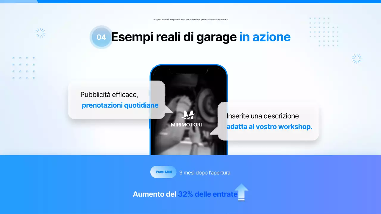 Proposta di auto moderna blu cielo