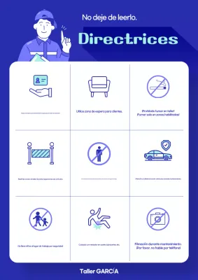 Pautas de seguridad de Blue Clean