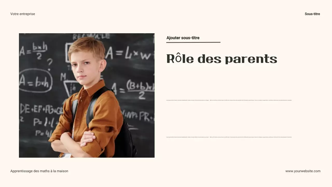 Présentation du guide des parents sur les mathématiques quotidiennes à la maison