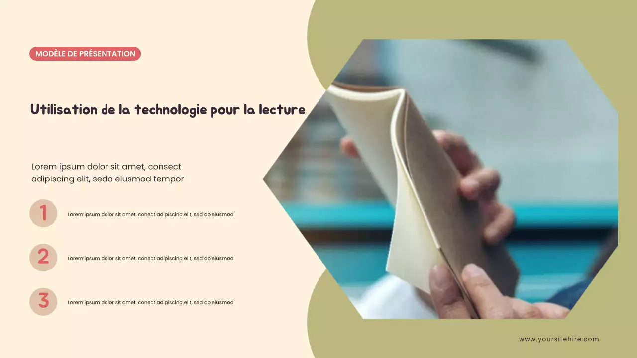 Présentation illustrée sur l'enseignement à domicile en jaune