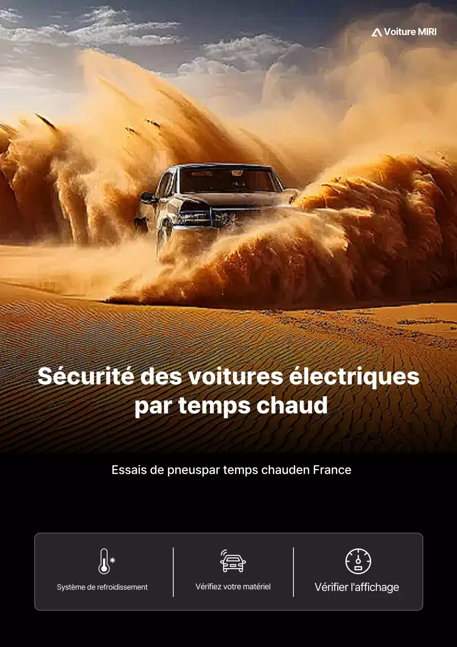 Publicité pour une voiture électrique moderne marron