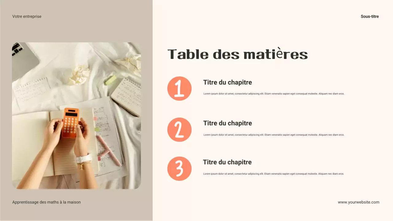 Présentation du guide des parents sur les mathématiques quotidiennes à la maison