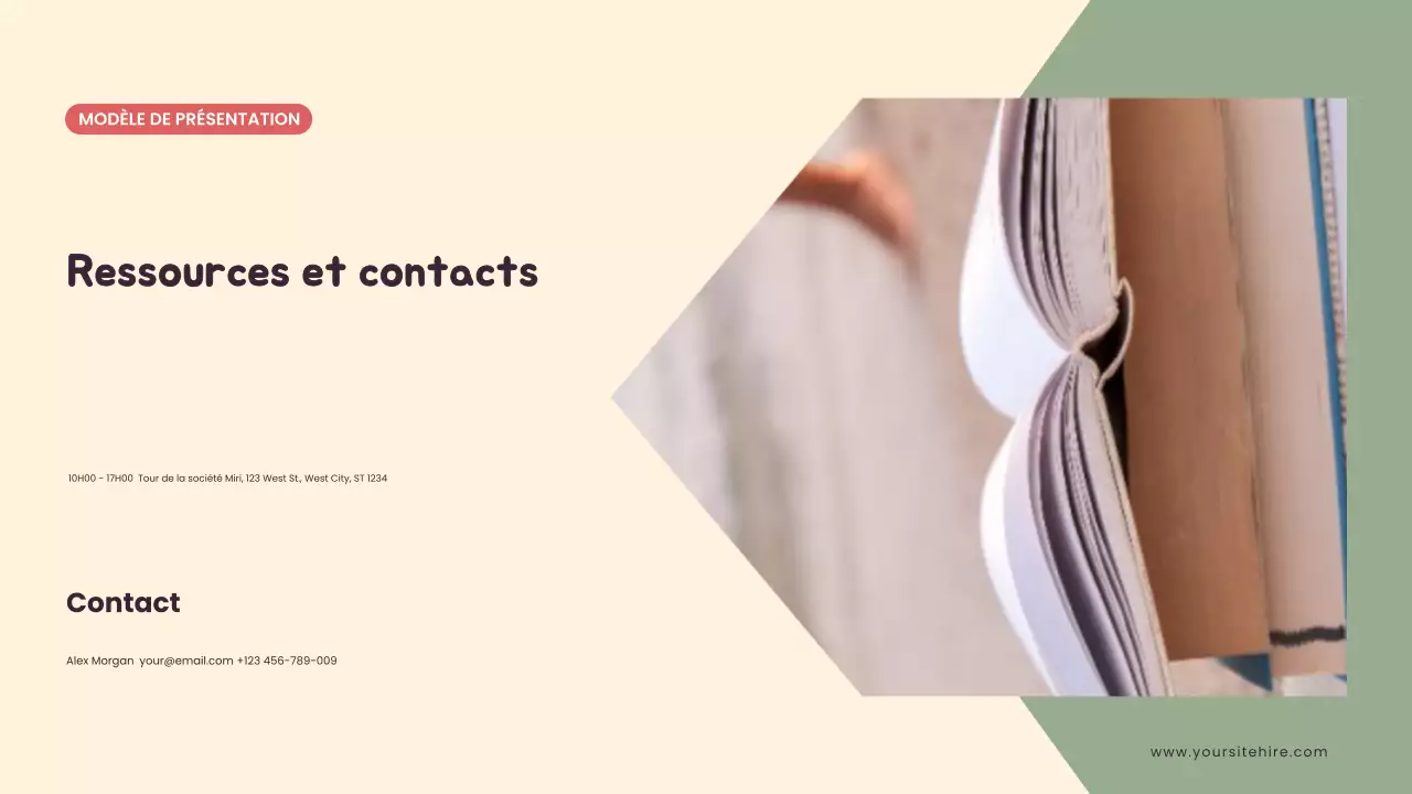 Présentation illustrée sur l'enseignement à domicile en jaune