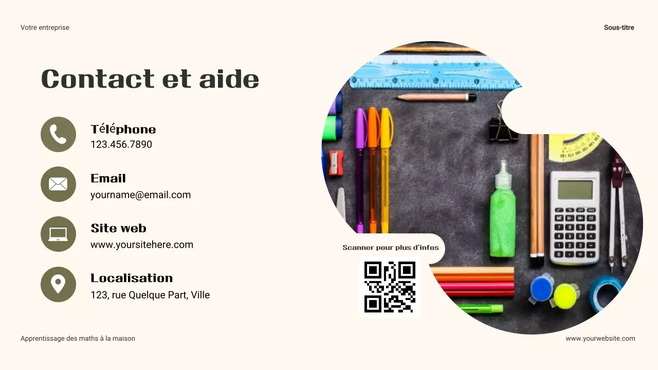 Présentation du guide des parents sur les mathématiques quotidiennes à la maison