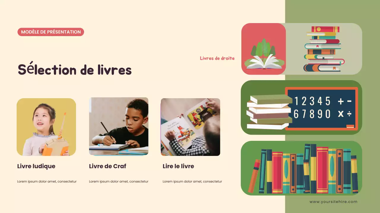 Présentation illustrée sur l'enseignement à domicile en jaune