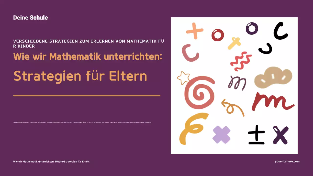 Präsentation: Mathematik zu Hause verstehen und fördern