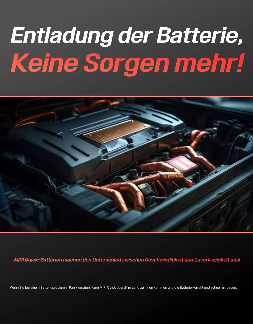 rote moderne Autowerbung