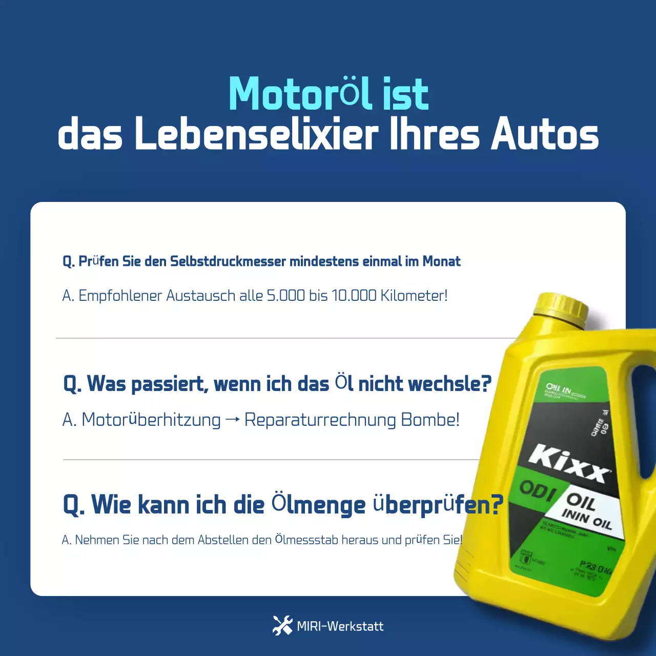 Blauer Leitfaden zur modernen Autoinspektion