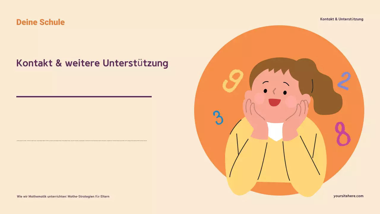 Präsentation: Mathematik zu Hause verstehen und fördern