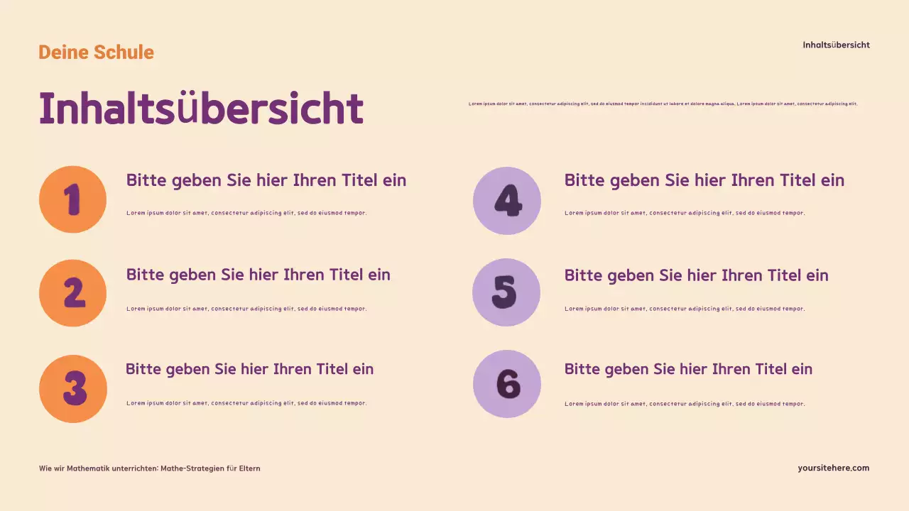 Präsentation: Mathematik zu Hause verstehen und fördern