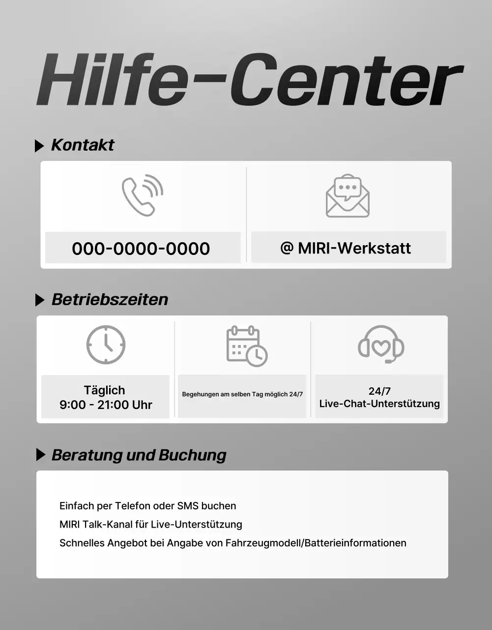 rote moderne Autowerbung