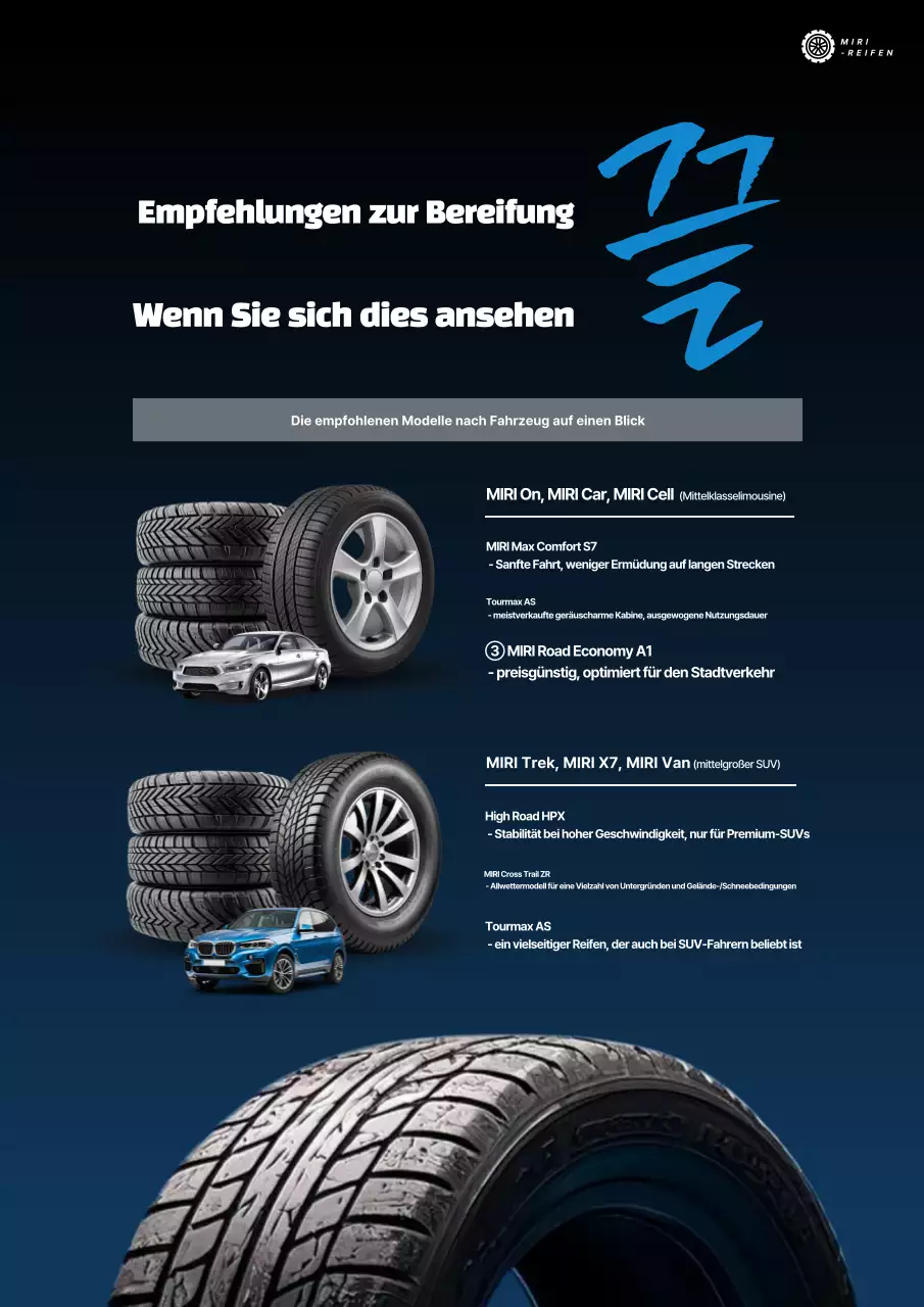 Blaue moderne Autowerbung