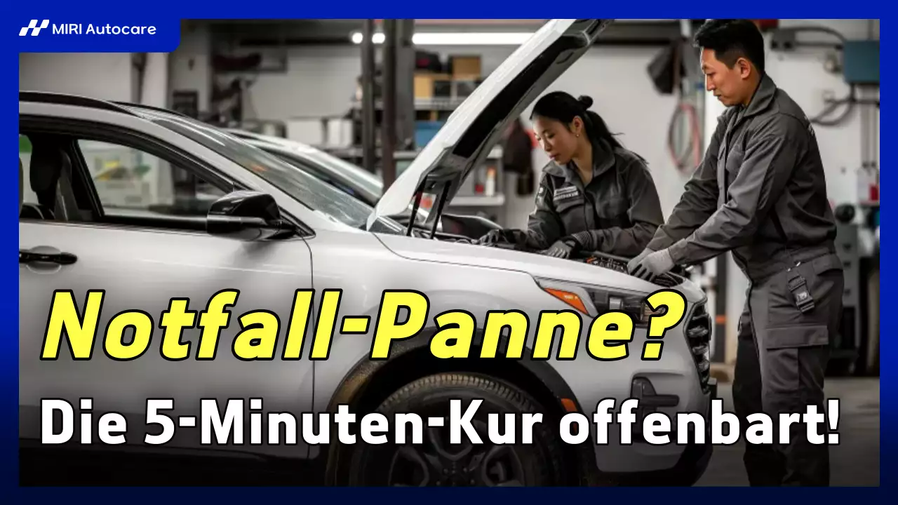 Blaue moderne Autoreparaturanzeige