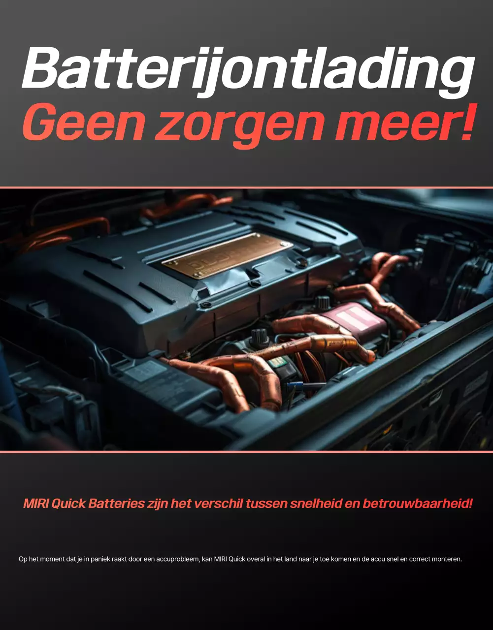 rode moderne auto reclame