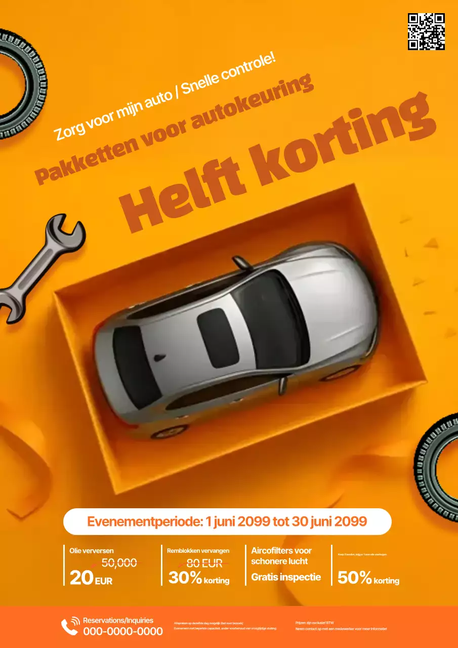 Orange Modern Car Care Kortingsactie
