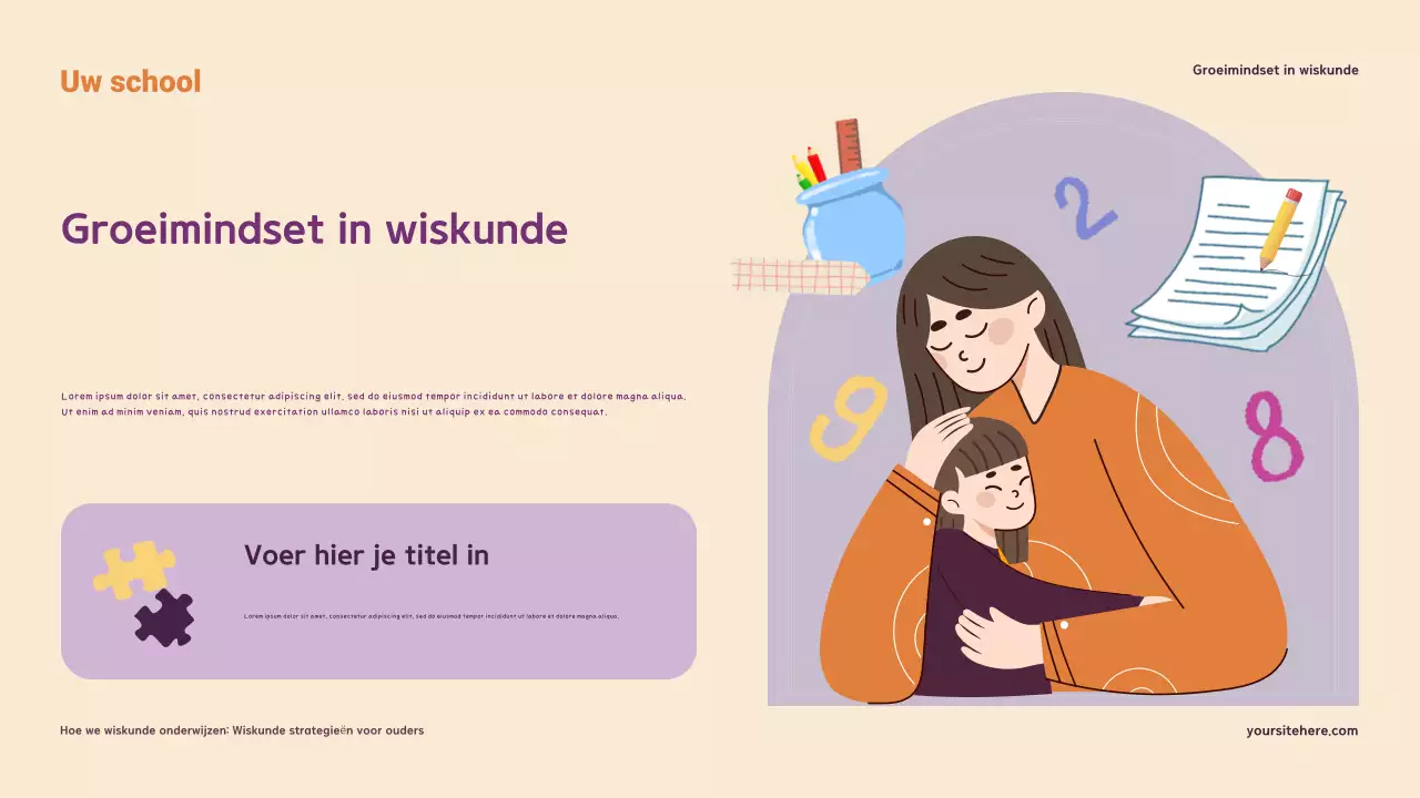 Presentatie 'Wiskunde thuis begrijpen en ondersteunen'