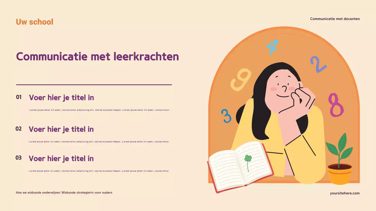 Presentatie 'Wiskunde thuis begrijpen en ondersteunen'