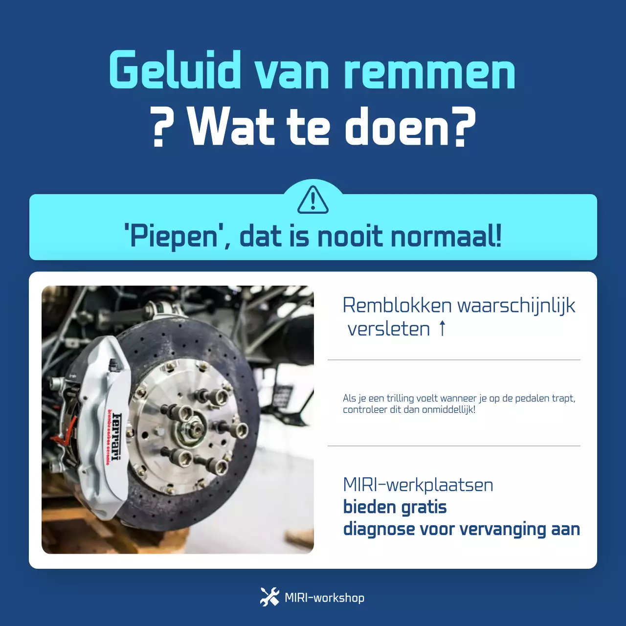 Blauwe moderne auto-inspectiegids