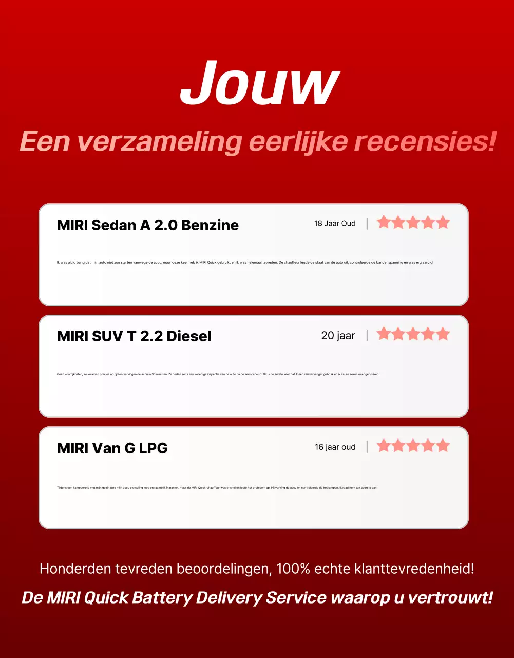 rode moderne auto reclame