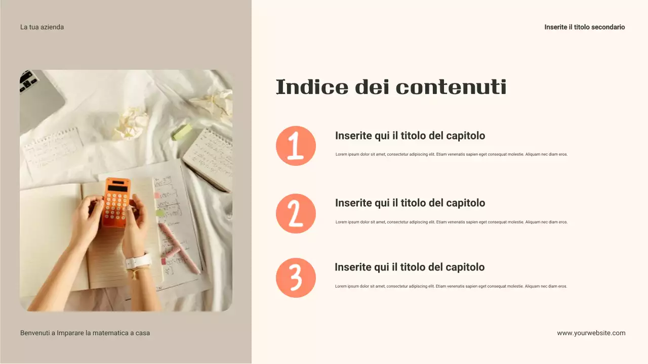 Presentazione della Guida per i genitori alla matematica quotidiana a casa