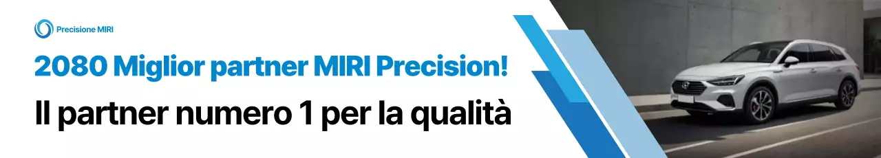 Pubblicità di auto moderna blu
