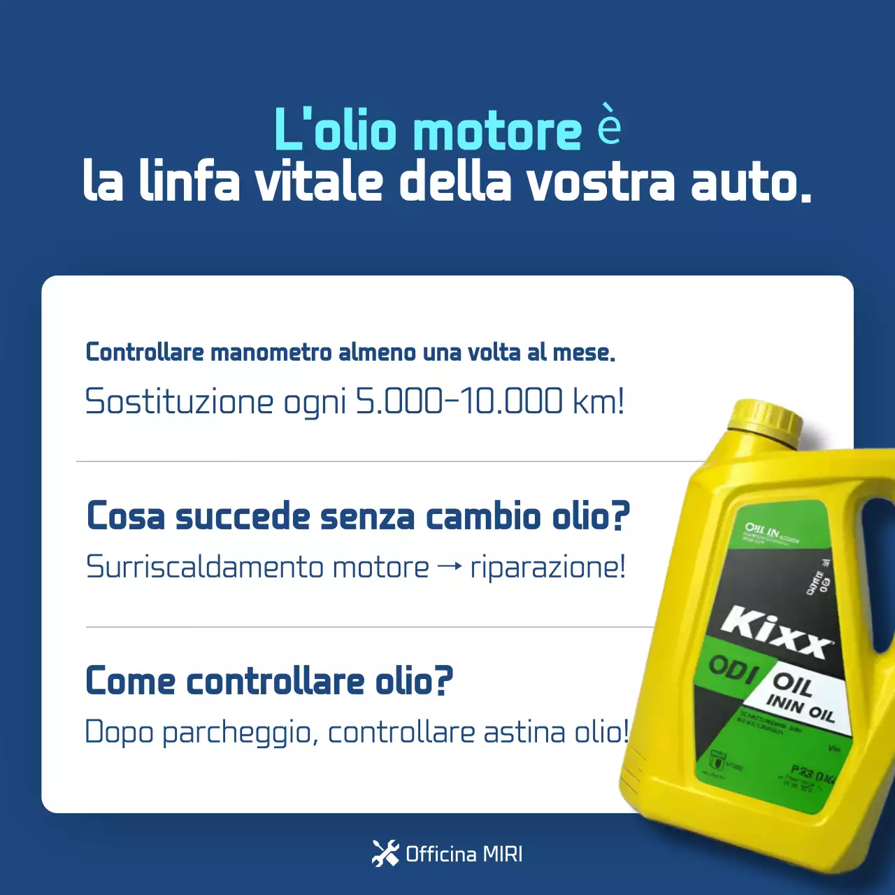 Guida all'ispezione delle auto moderne blu