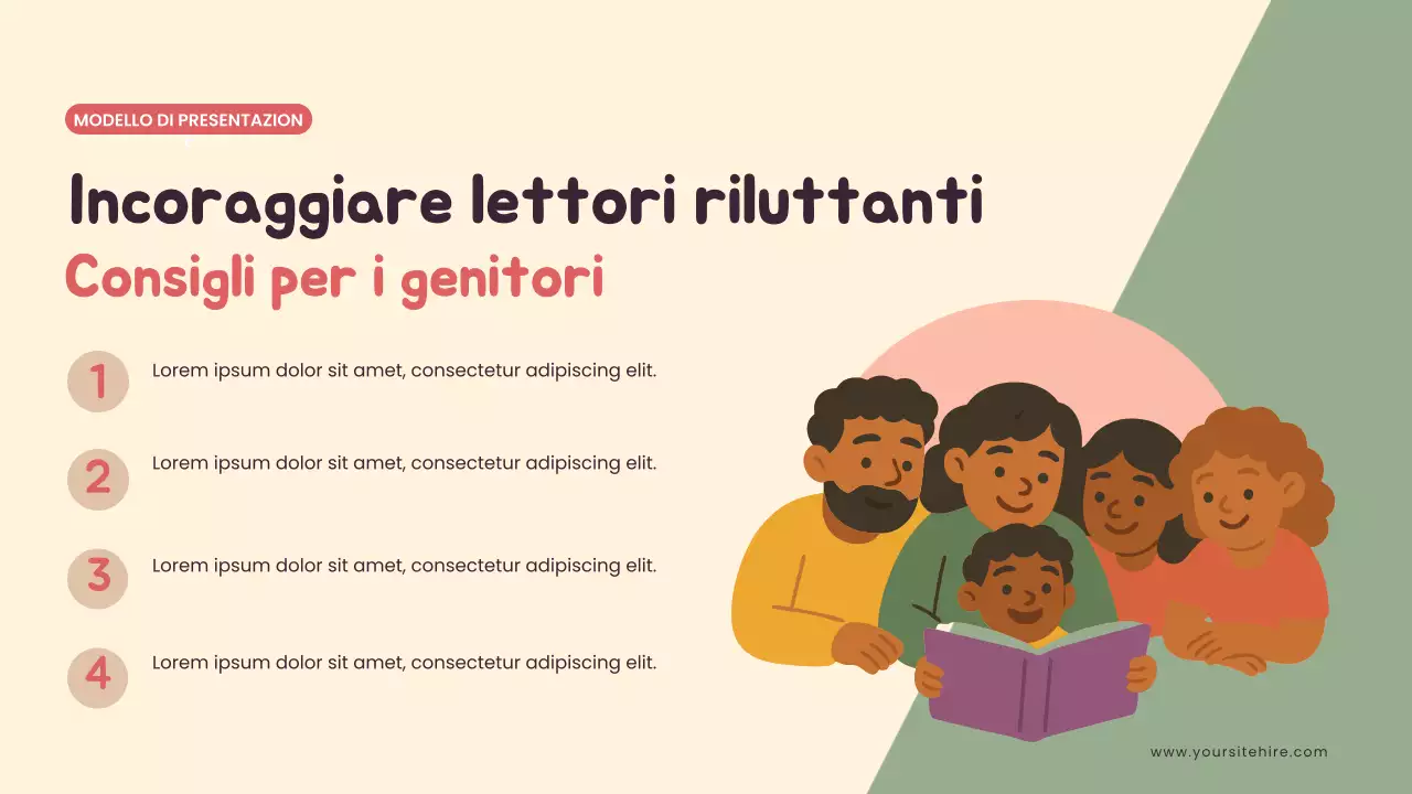 Presentazione illustrata di Yellow at Home Schooling