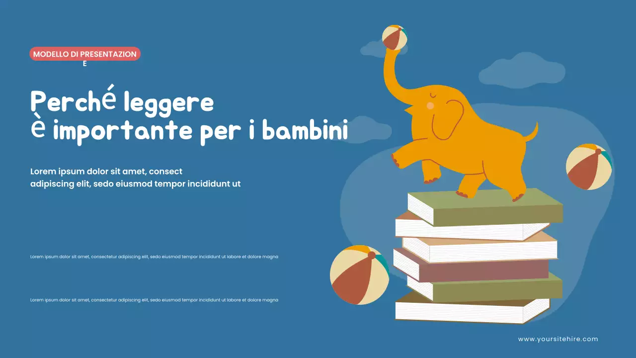 Presentazione illustrata di Yellow at Home Schooling