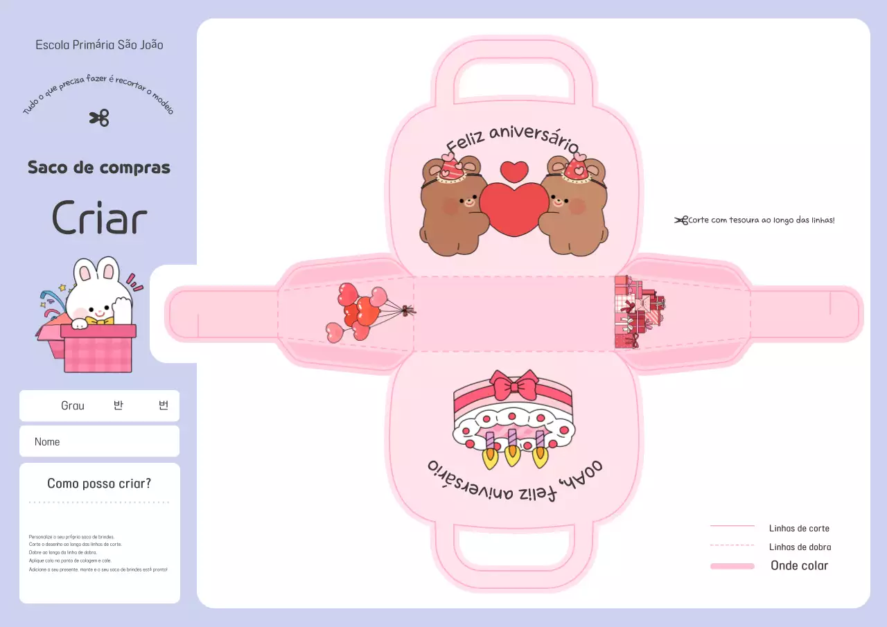 Tutorial para fazer um bebê rosa
