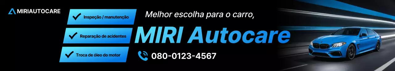 Anúncio da filial Blue Modern Car