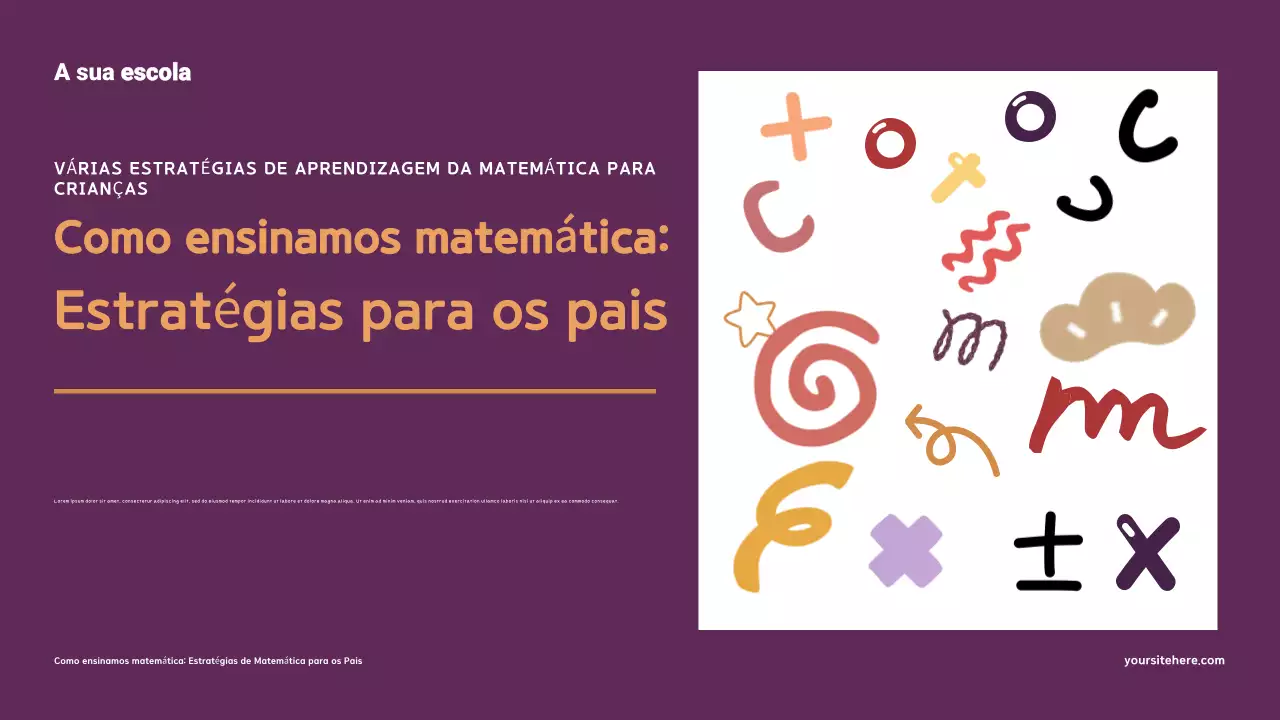 Apresentação Compreendendo e Apoiando a Matemática em Casa