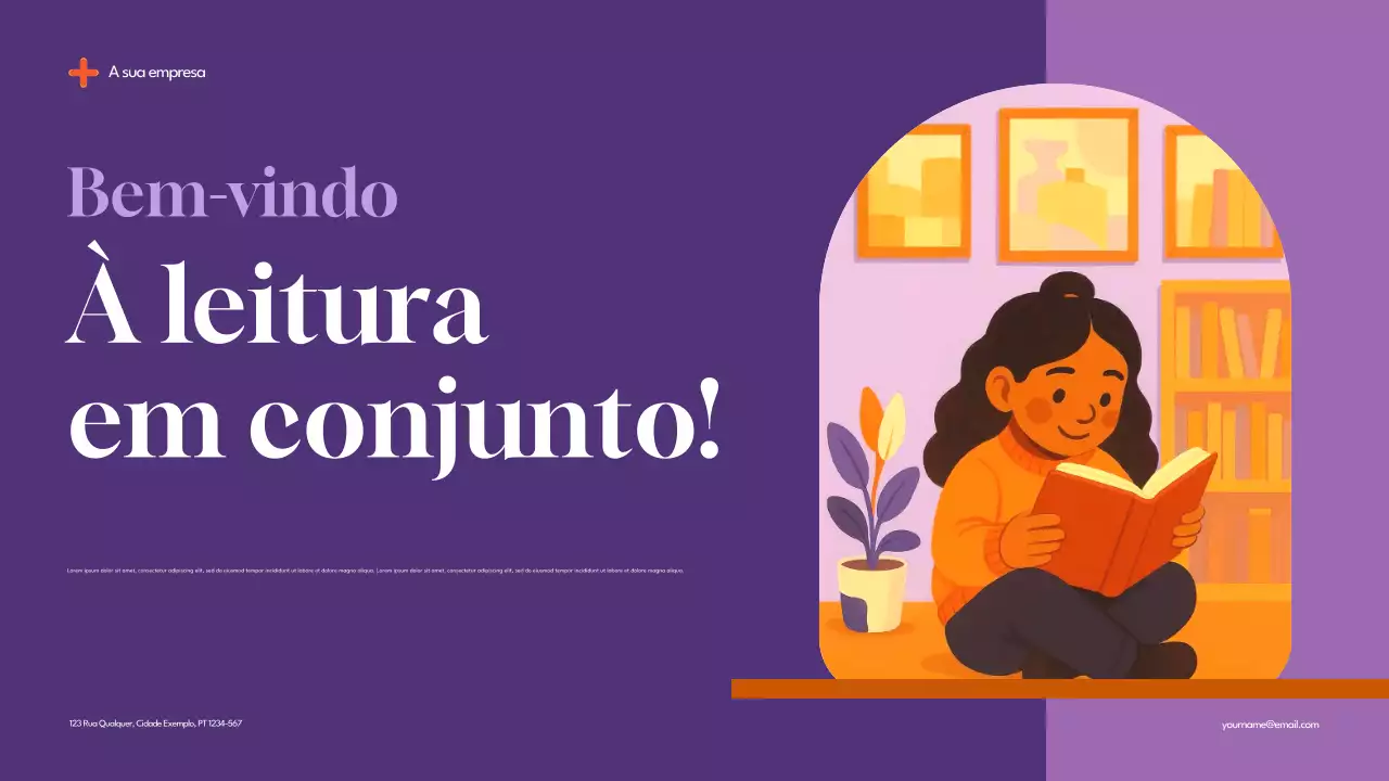 Apresentação sobre como construir bons leitores em casa