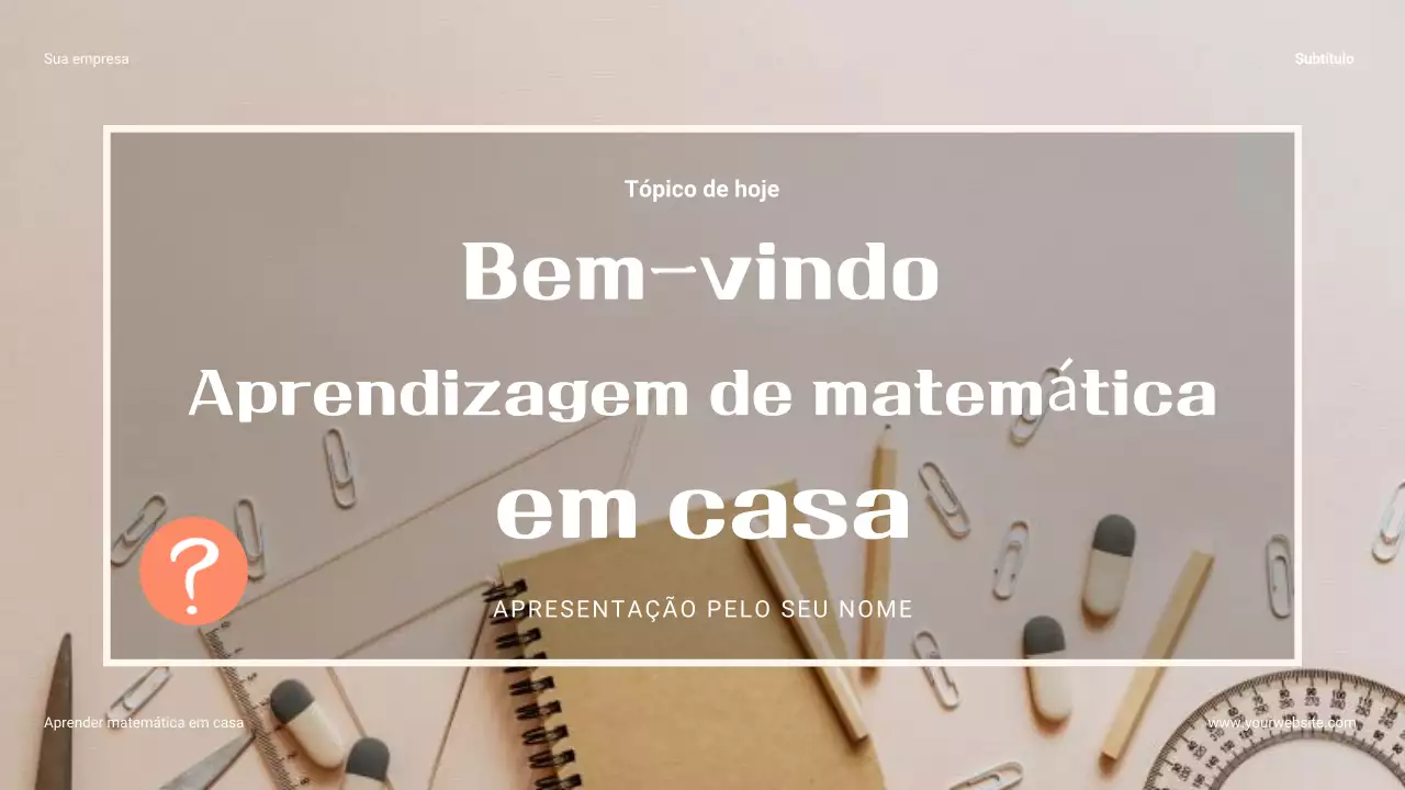 Apresentação do Guia dos Pais para a Matemática Diária em Casa
