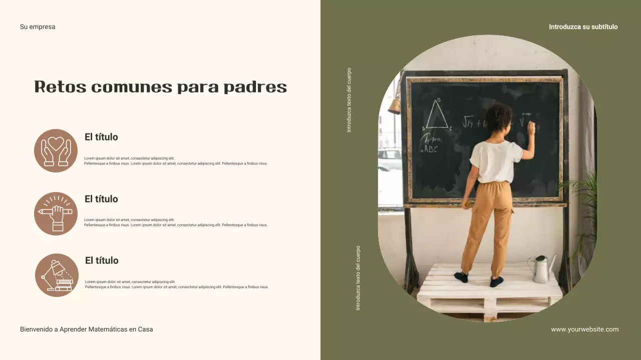 Guía para padres sobre matemáticas cotidianas en casa Presentación