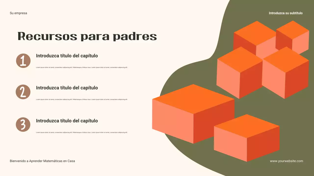 Guía para padres sobre matemáticas cotidianas en casa Presentación
