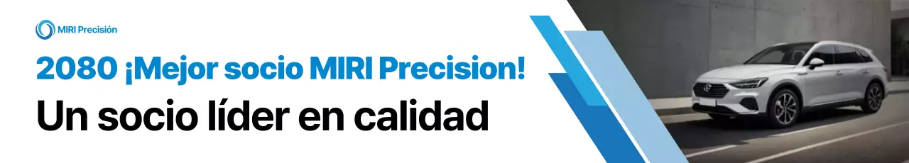 Anuncio de coche moderno azul